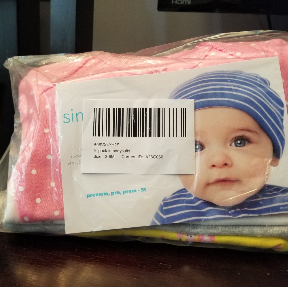 Carter's 3-6 month girls bodysuits